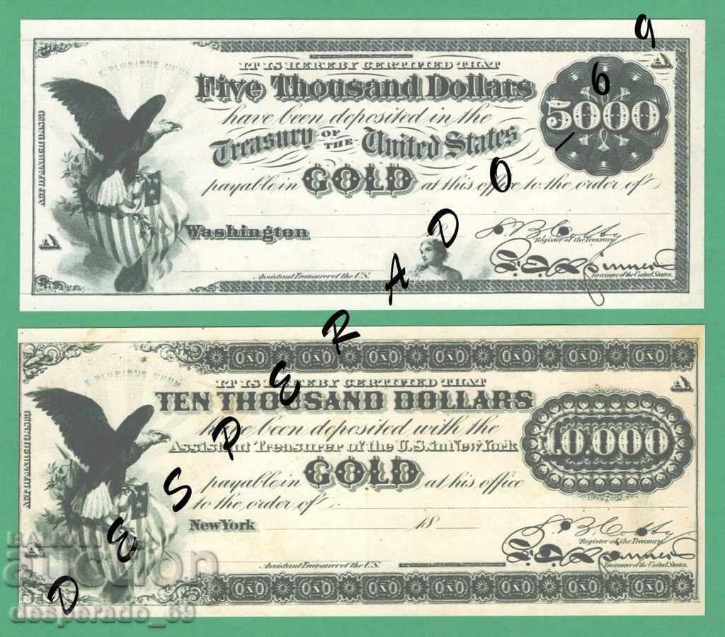 Παράδοση (¯ '' • .¸ (Αναπαραγωγή) ΗΠΑ 1863 UNC -5 Τραπεζογραμμάτια " Παράδοση (¯ '' • .¸ (Αναπαραγωγή) ΗΠΑ 1863 UNC -5 Τραπεζογραμμάτια "