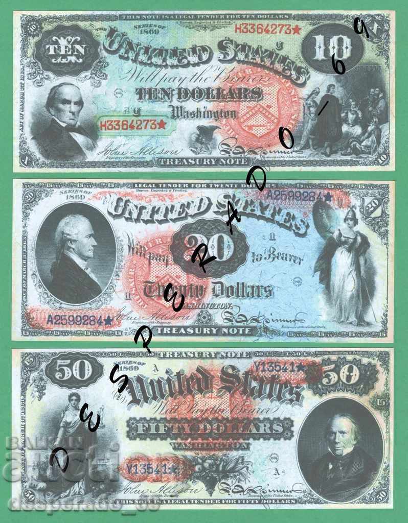 Παράδοση (¯ '' • .¸ (Αναπαραγωγή) ΗΠΑ 1869 UNC -8 Τραπεζογραμμάτιο " Παράδοση (¯ '' • .¸ (Αναπαραγωγή) ΗΠΑ 1869 UNC -8 Τραπεζογραμμάτιο "