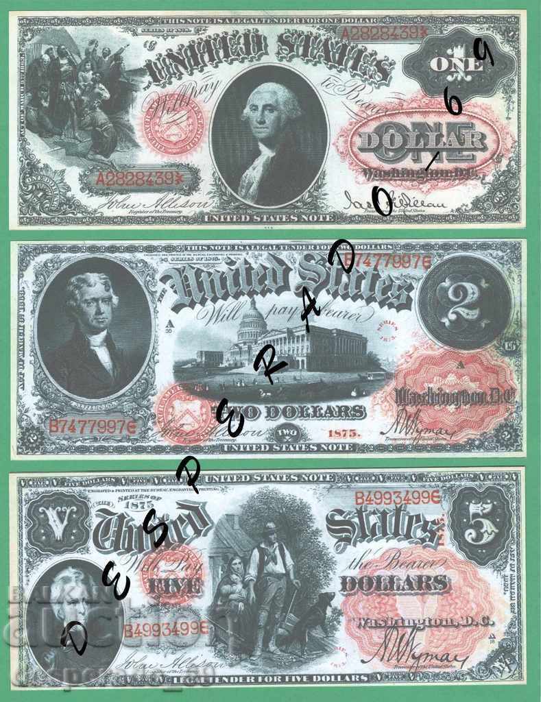 (¯` '• .¸ (Αναπαραγωγή) Ηνωμένες Πολιτείες 1874-1878 UNC -9 Τραπεζογραμμάτιο. με τιμή 27.00 BGN | € 13.80 (¯` '• .¸ (Αναπαραγωγή) Ηνωμένες Πολιτείες 1874-1878 UNC -9 Τραπεζογραμμάτιο. με τιμή 27.00 BGN | € 13.80