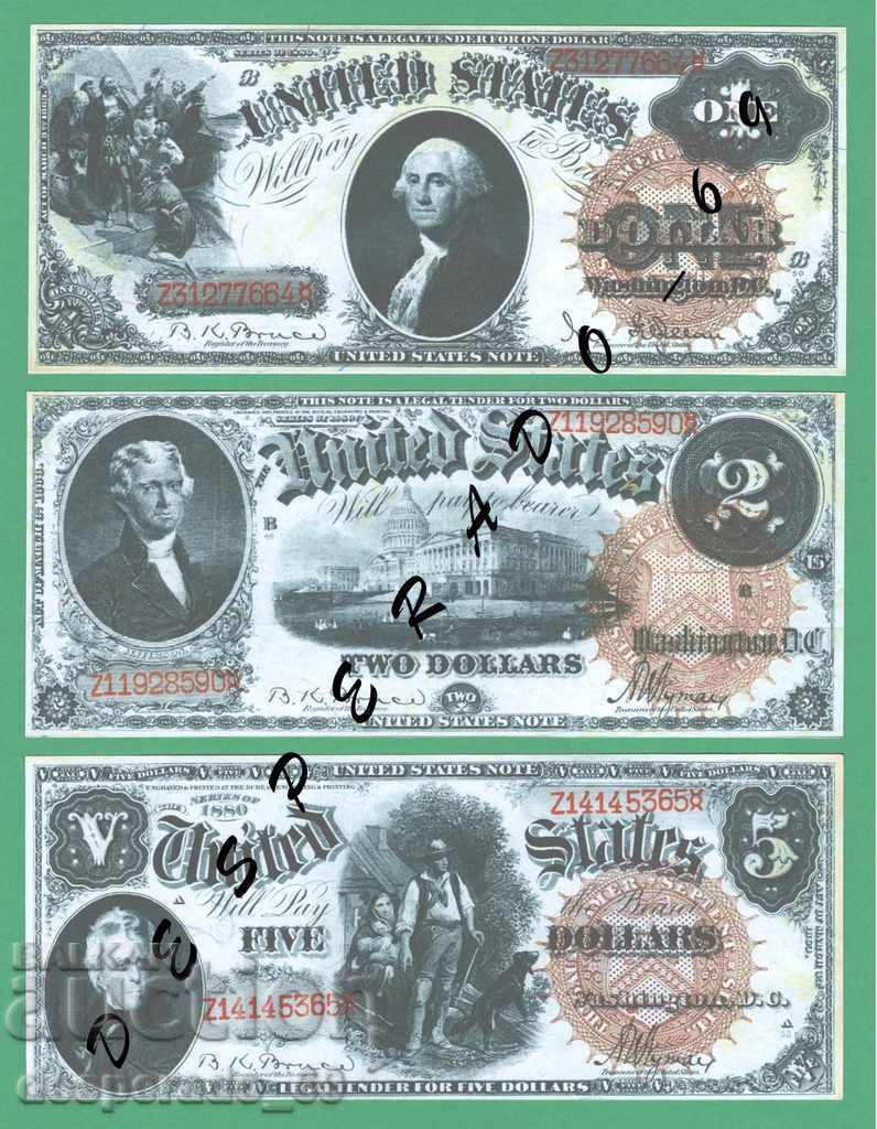 (¯` '• .¸ (Reproduction) USA 1880 UNC -9 Banknote¸. •' ´¯) with price 27.00 BGN | € 13.80 (¯` '• .¸ (Reproduction) USA 1880 UNC -9 Banknote¸. •' ´¯) with price 27.00 BGN | € 13.80