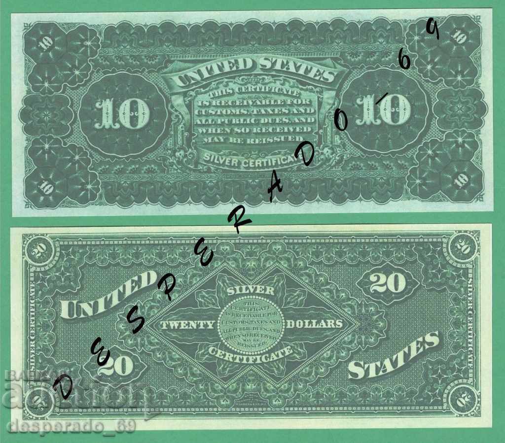 (¯` '• .¸ (Reproduction) USA 1886 UNC -5 Banknotes¸. •' ´¯) - 5 (¯` '• .¸ (Reproduction) USA 1886 UNC -5 Banknotes¸. •' ´¯) - 5