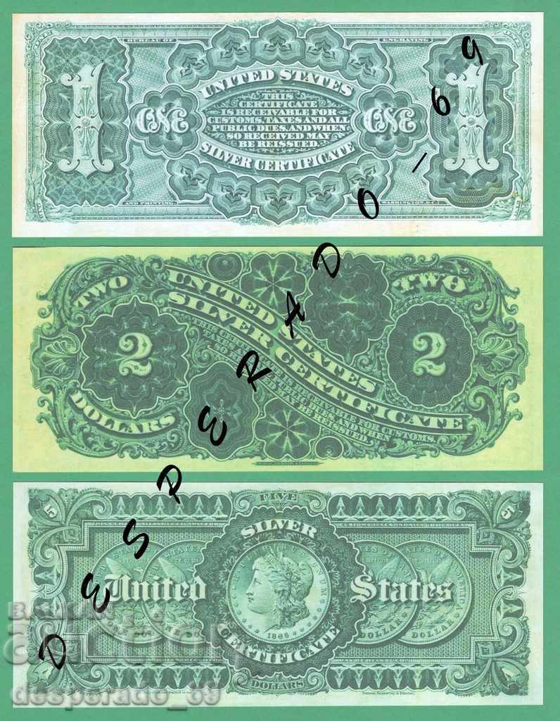 Auction (¯` '• .¸ (Reproduction) USA 1886 UNC -5 Banknotes¸. •' ´¯) Auction (¯` '• .¸ (Reproduction) USA 1886 UNC -5 Banknotes¸. •' ´¯)