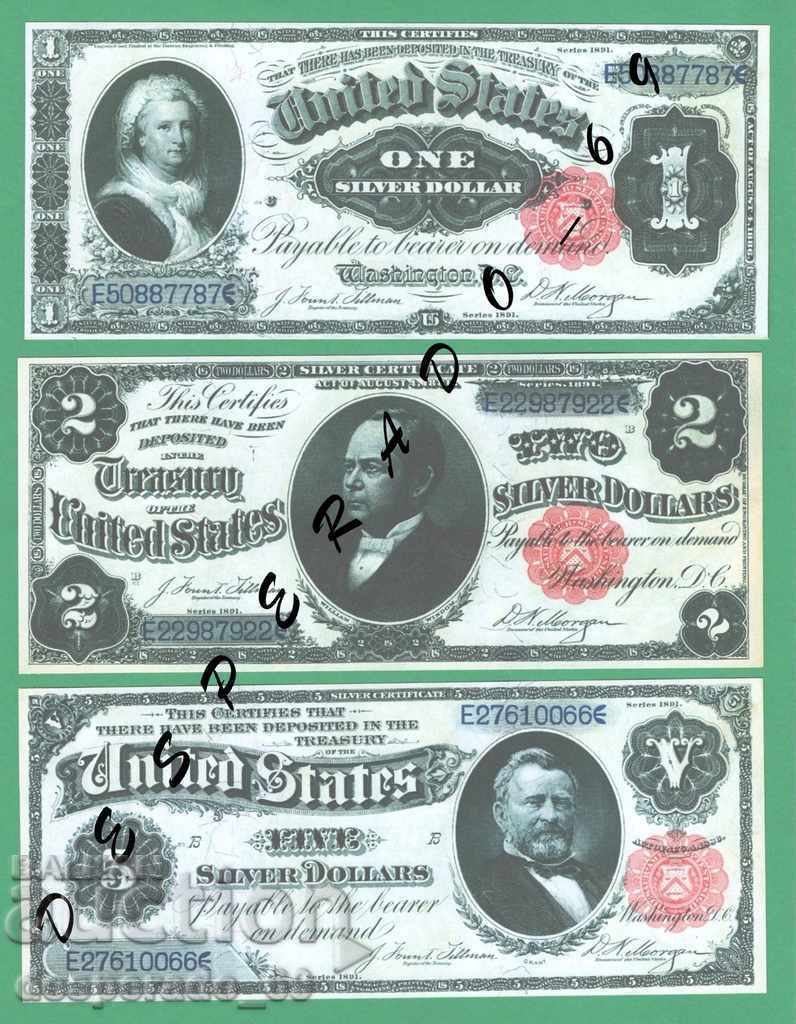 (¯ '' • .¸ (Αναπαραγωγή) ΗΠΑ 1891 UNC -8 Τραπεζογραμμάτιο " με τιμή 32.00 BGN | € 16.36 (¯ '' • .¸ (Αναπαραγωγή) ΗΠΑ 1891 UNC -8 Τραπεζογραμμάτιο " με τιμή 32.00 BGN | € 16.36