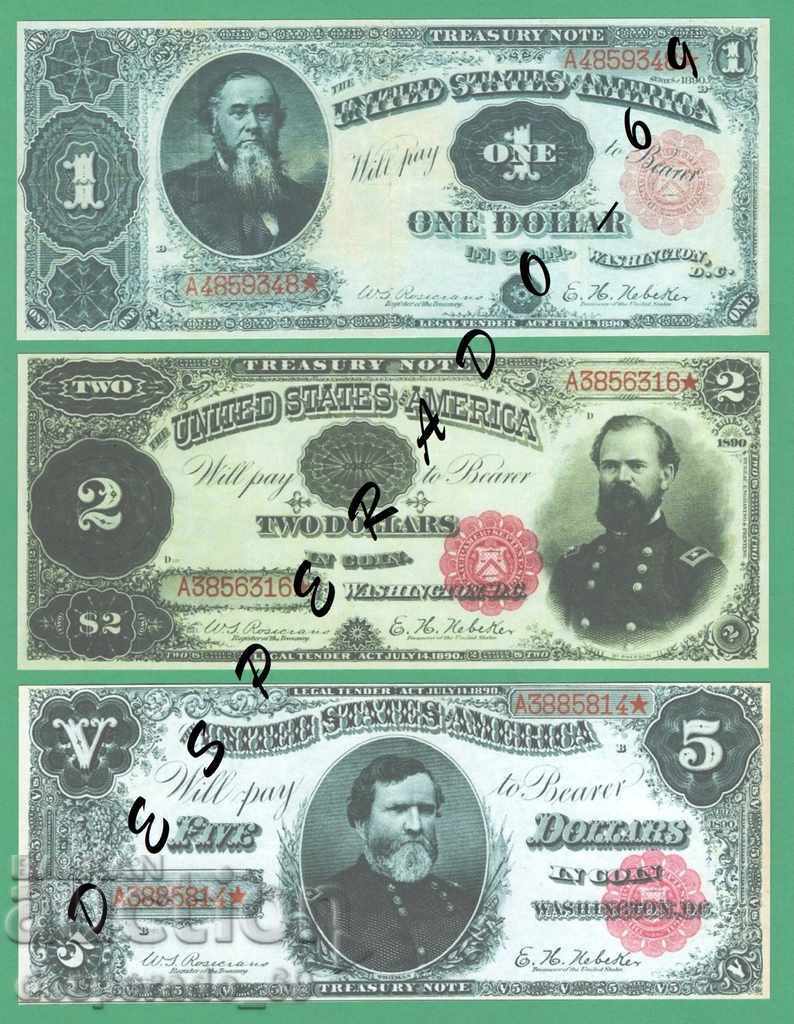 (¯` '• .¸ (Reproduction) USA 1890 UNC -6 Banknote¸. •' ´¯) with price 21.00 BGN | € 10.74 (¯` '• .¸ (Reproduction) USA 1890 UNC -6 Banknote¸. •' ´¯) with price 21.00 BGN | € 10.74