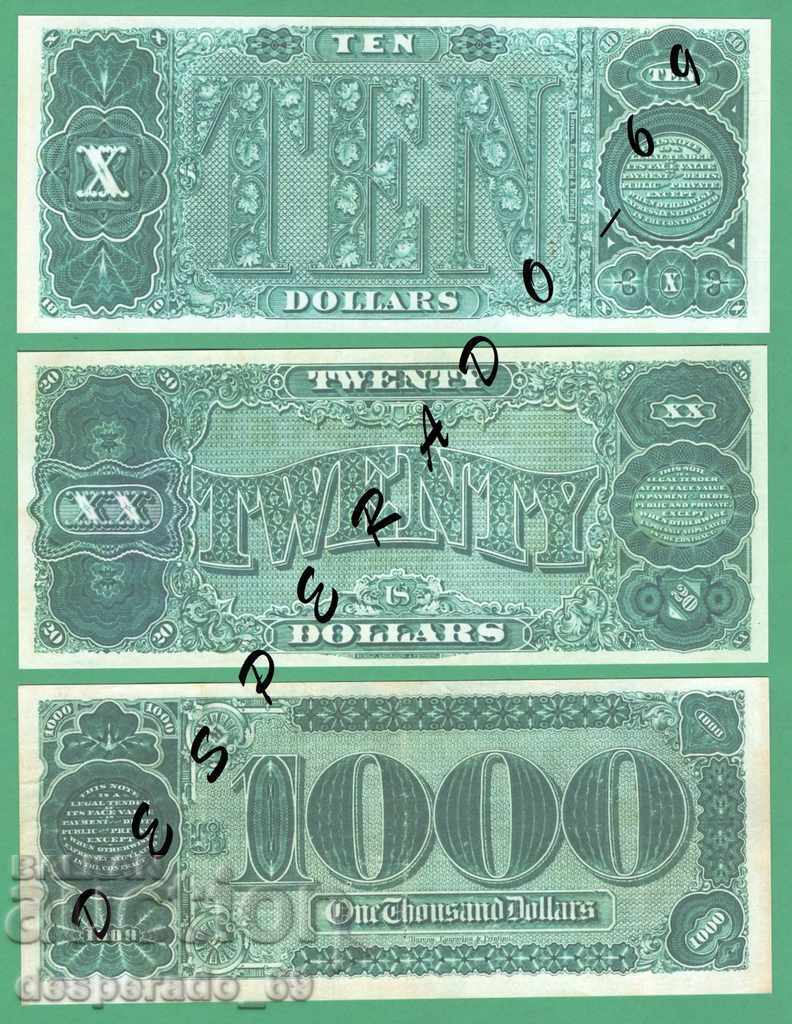 (¯` '• .¸ (Reproduction) USA 1890 UNC -6 Banknote¸. •' ´¯) - 5 (¯` '• .¸ (Reproduction) USA 1890 UNC -6 Banknote¸. •' ´¯) - 5