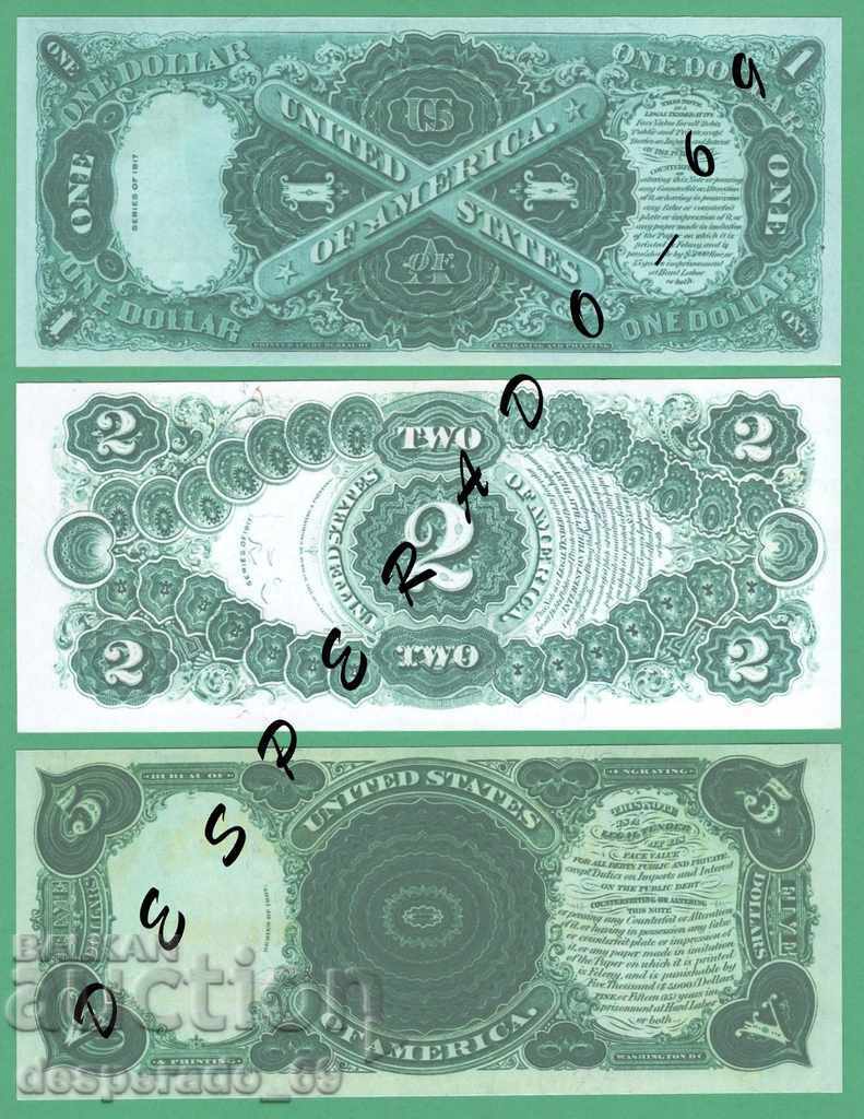 (¯` '• .¸ (Reproduction) United States 1901-1917 UNC -3 Banknotes. •' ´¯) with price 9.00 BGN | € 4.60 (¯` '• .¸ (Reproduction) United States 1901-1917 UNC -3 Banknotes. •' ´¯) with price 9.00 BGN | € 4.60