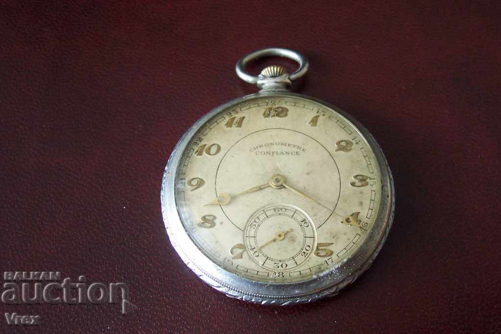 Ceas de buzunar CHRONOMETRE CONFIANCE cu preț € 65.00 | 127.13 BGN Ceas de buzunar CHRONOMETRE CONFIANCE cu preț € 65.00 | 127.13 BGN