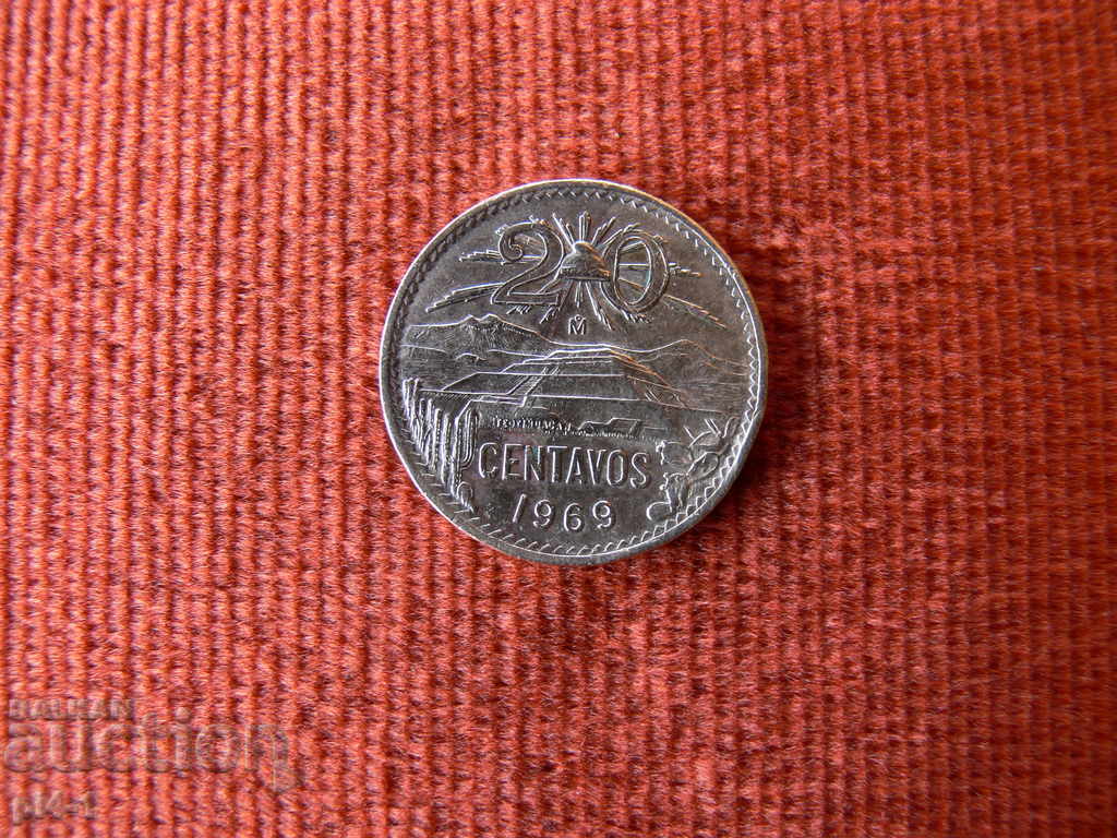 Mexico 20 centavos 1969