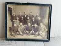 Πορτρέτο από παλιά σοφίτα φωτογραφία, φωτογραφία κορνίζα αξιωματικός