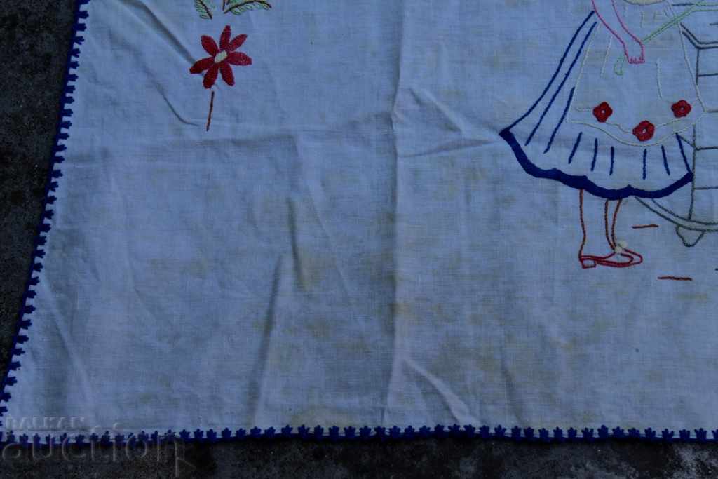 STAR EMBROIDERED COVER FOR THE WALL KILIMCHE BRODERATION with price 9.00 BGN | € 4.60