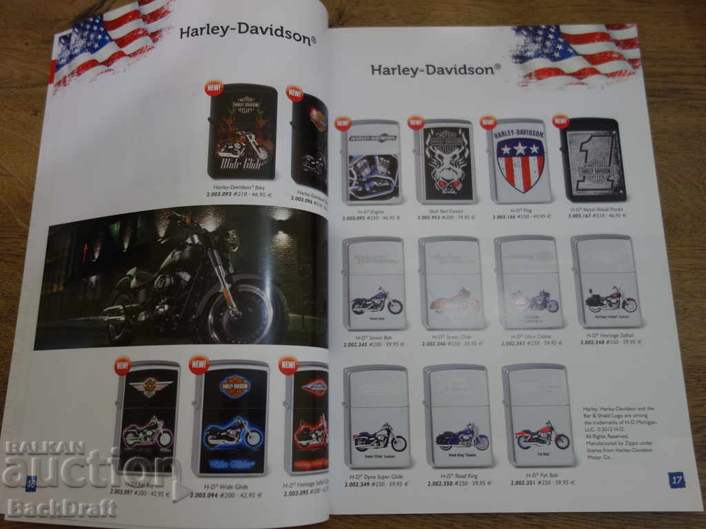 Catalog, brochure, magazine Lighter ZIPO ZIPPO 2013г. with price 28.00 BGN | € 14.32