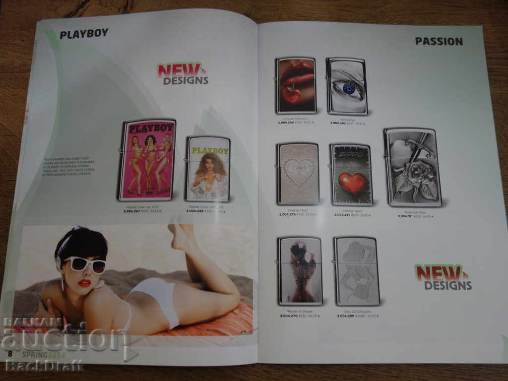 Licitație Catalog, brosura, revista Bricheta ZIPO ZIPPO 2014г.