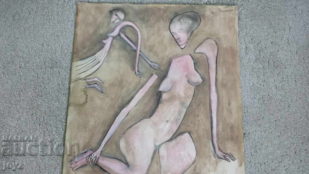 ΓΥΝΑΙΚΕΙΑ ΖΩΓΡΑΦΙΚΗ (ακουαρέλα)/G.DONOV με τιμή 500.00 BGN | € 255.65 ΓΥΝΑΙΚΕΙΑ ΖΩΓΡΑΦΙΚΗ (ακουαρέλα)/G.DONOV με τιμή 500.00 BGN | € 255.65