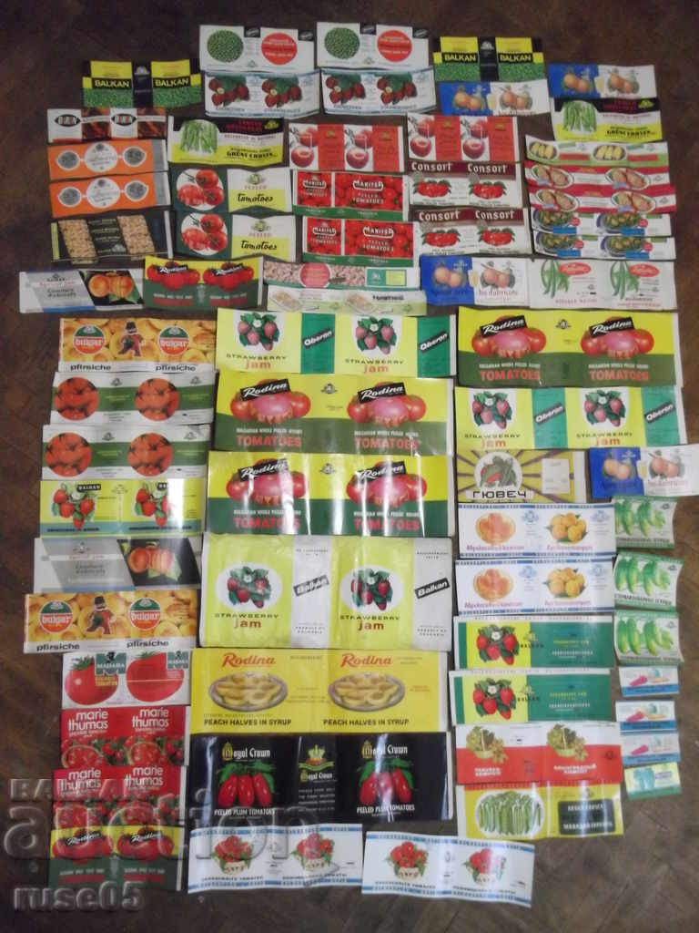 Lot of 70 pcs. label for cans and jars with price 100.00 BGN | € 51.13 Lot of 70 pcs. label for cans and jars with price 100.00 BGN | € 51.13