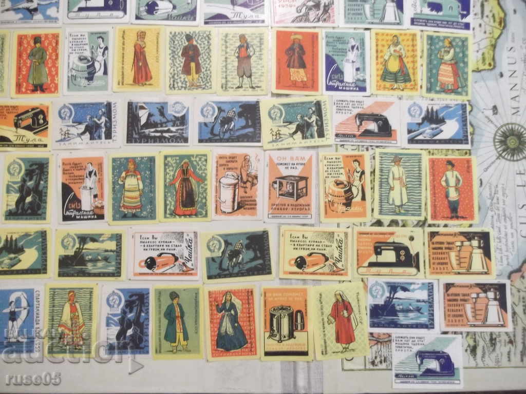 Lot of 100 pcs. label for Soviet matches - 5 Lot of 100 pcs. label for Soviet matches - 5