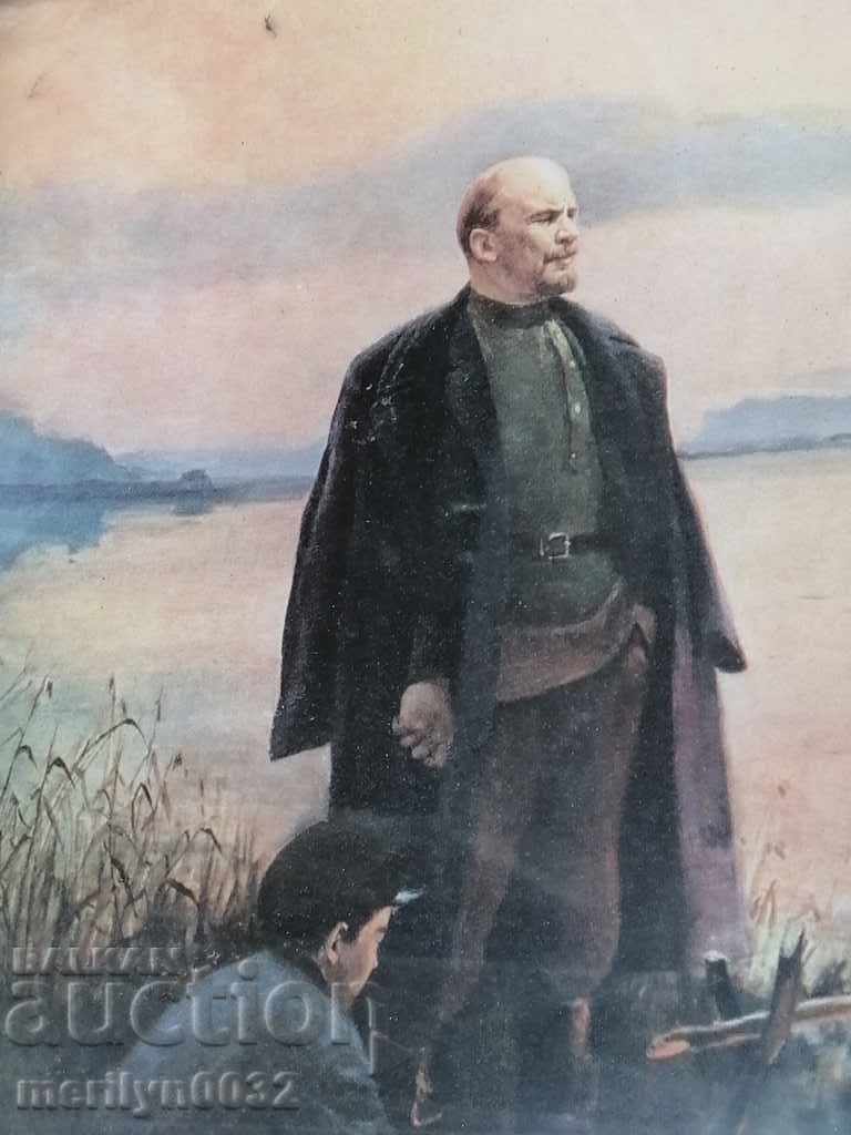 Social Reproduction Photo in Frame Portrait Vladimir Ilyich Lenin with price 69.00 BGN | € 35.28