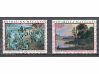 1969. Madagascar. Paintings by Madagascar artists.
