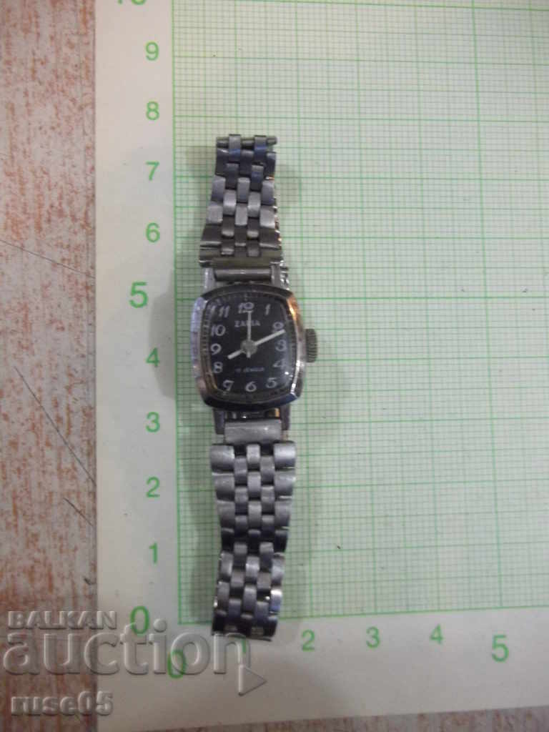 Часовник "ZARIA" с верижка ръчен дамски съветски работещ - 7