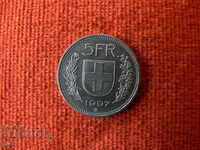 5 franci 1997 - Elveția
