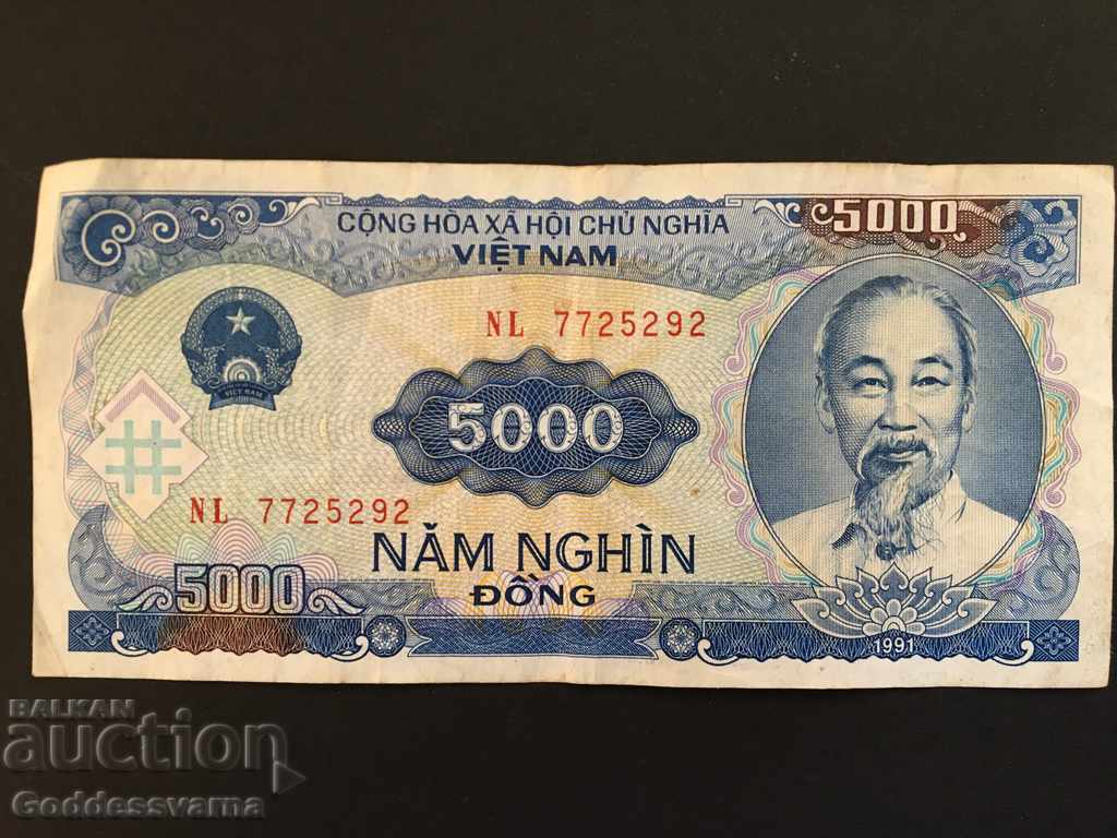 Vietnam 5000 Dông 1988 Pick 108