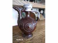CERAMIC VESSEL WITH GLASS - EXCELLENT