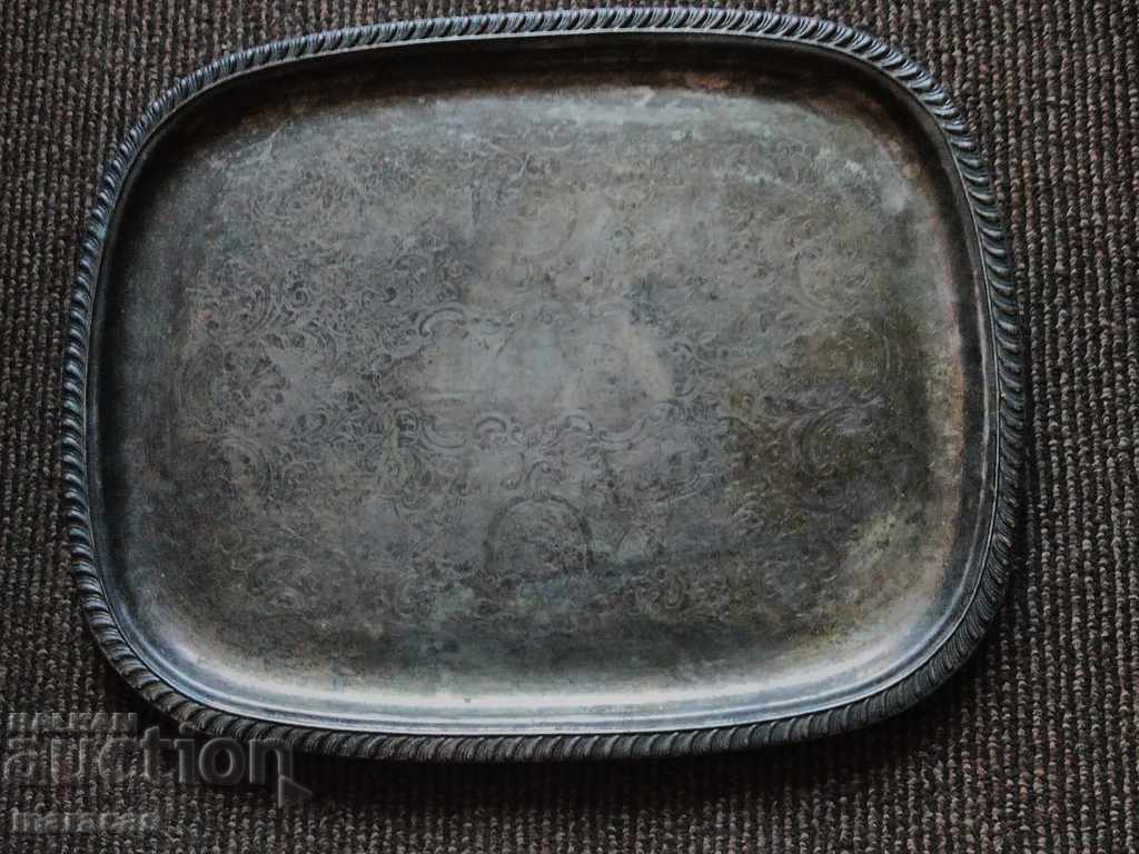 Silver plated tray