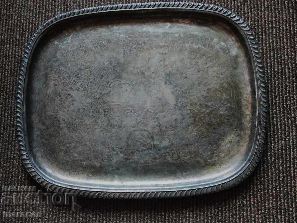 Silver plated tray Silver plated tray