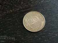 Monedă - Franța - 20 centimes | 1970