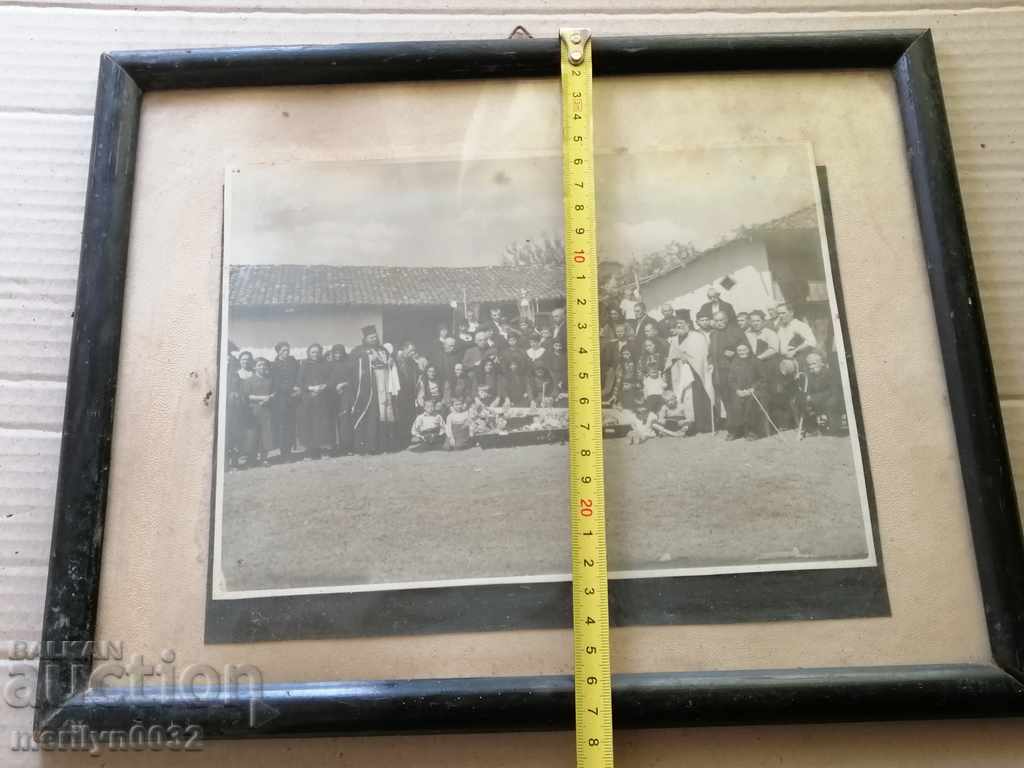 Δημοπρασία Πορτραίτο των οροφών της γιαγιάς φωτογραφία φωτογραφία κορνίζα ιερέα