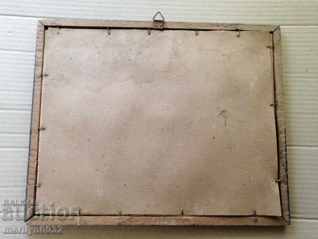 Παράδοση Πορτραίτο των οροφών της γιαγιάς φωτογραφία φωτογραφία κορνίζα ιερέα