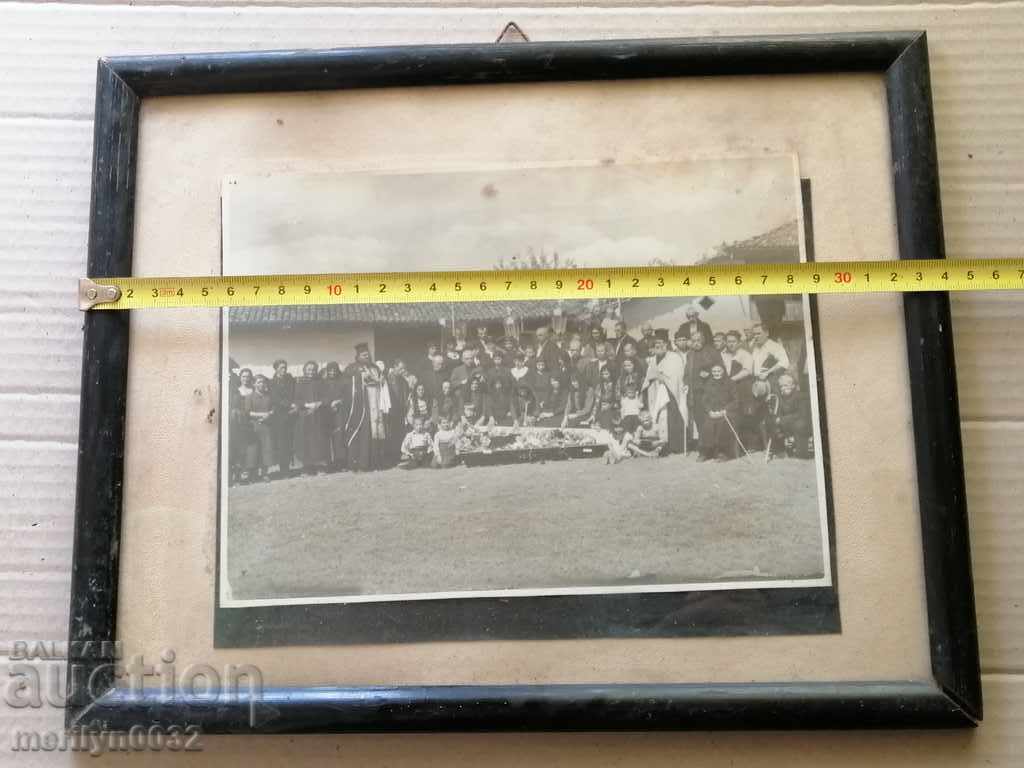 Πορτραίτο των οροφών της γιαγιάς φωτογραφία φωτογραφία κορνίζα ιερέα - 5