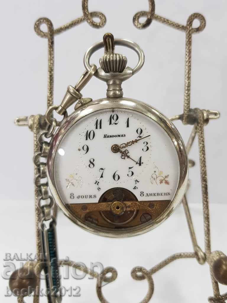 Джобен Швейцарски часовник HEBDOMAS+шатлен