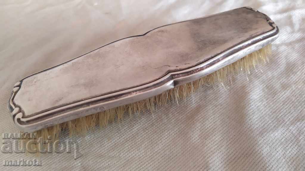 Antique brush with silver coating - "WMF"