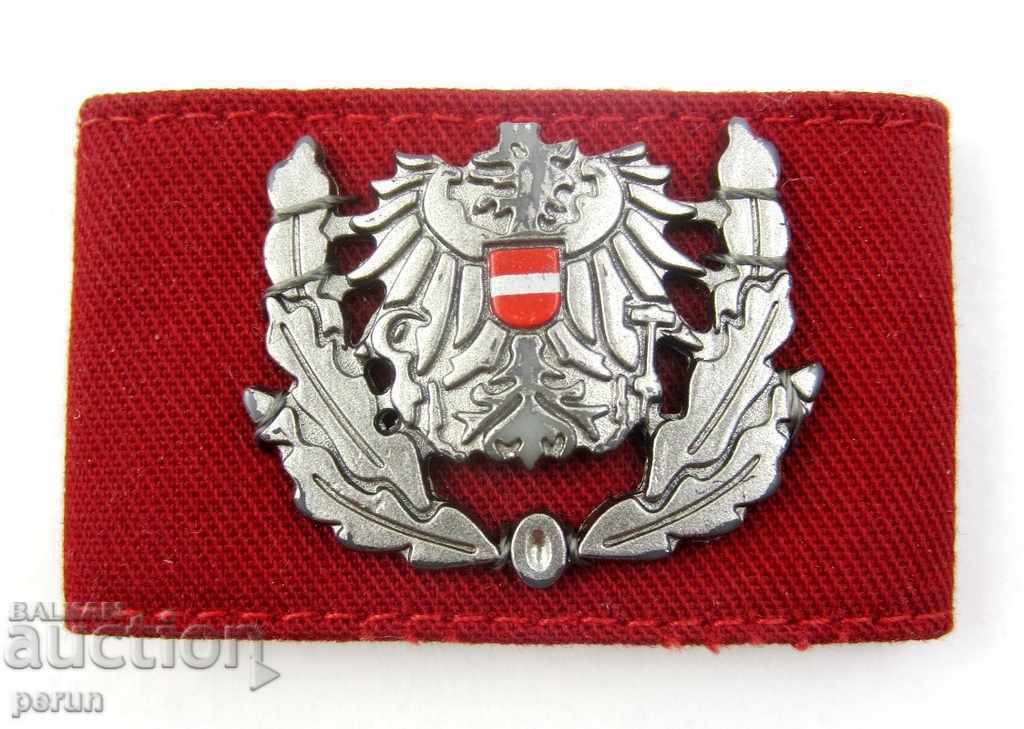 АВСТРИЯ-ГЕРБ-ВОЕНЕН ЗНАК-ЕМБЛЕМА-КОКАРДА-ВЕНЗЕЛ