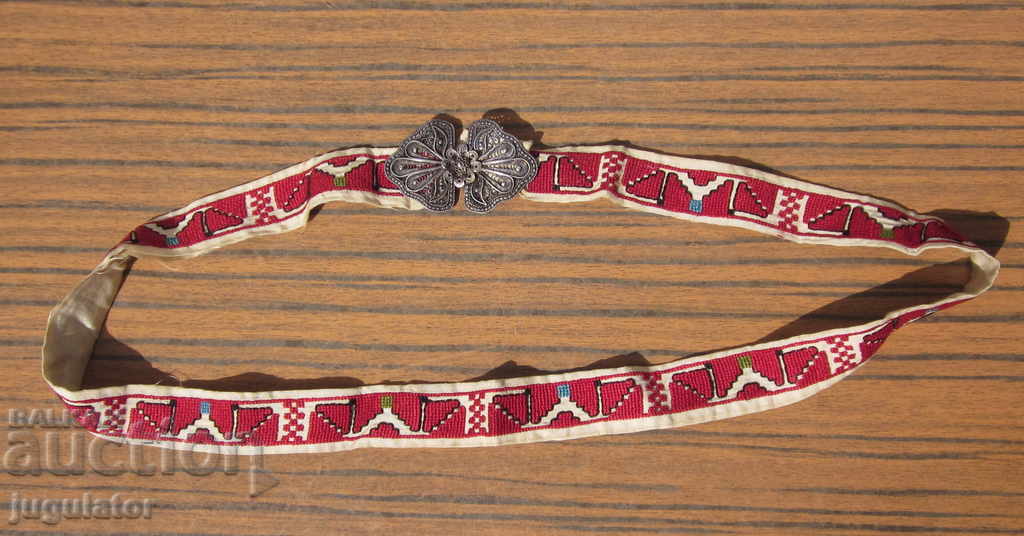 Αρχαία βουλγαρική αναγεννησιακή ασημένια ζώνη pafti με ζώνη με τιμή 160.00 BGN | € 81.81 Αρχαία βουλγαρική αναγεννησιακή ασημένια ζώνη pafti με ζώνη με τιμή 160.00 BGN | € 81.81