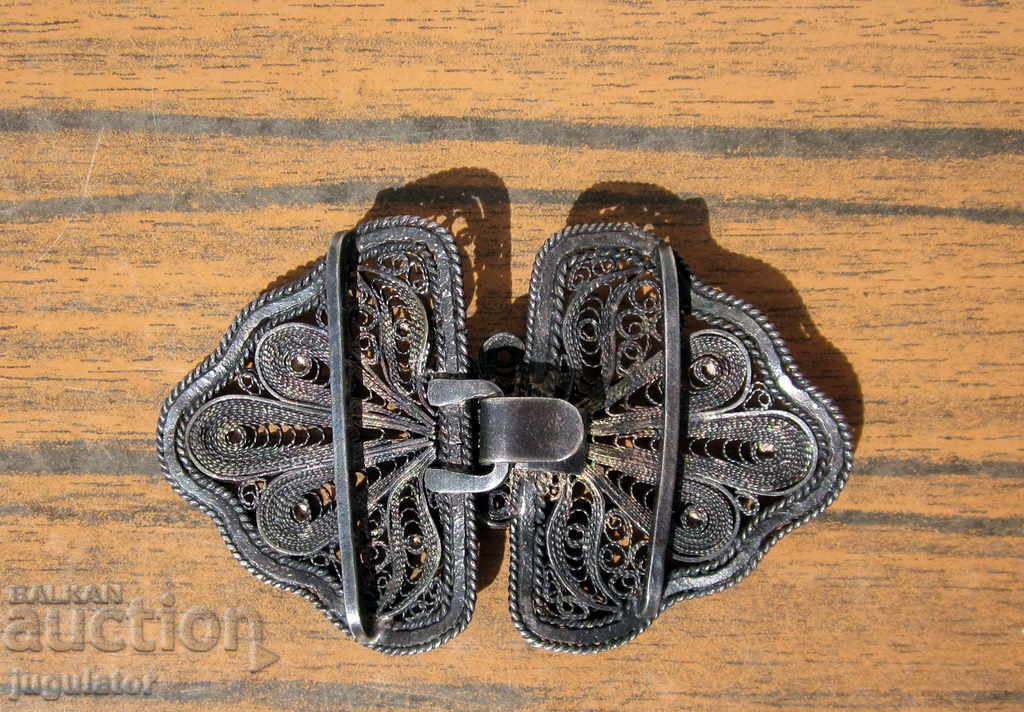 Αρχαία βουλγαρική αναγεννησιακή ασημένια ζώνη pafti με ζώνη - 5 Αρχαία βουλγαρική αναγεννησιακή ασημένια ζώνη pafti με ζώνη - 5