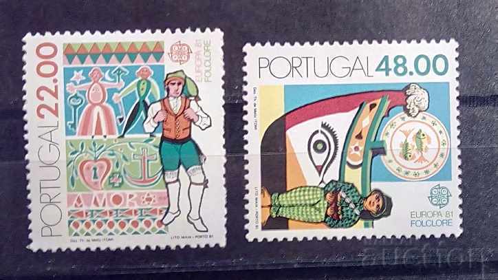 Πορτογαλία 1981 Ευρώπη CEPT Λαογραφίες / Κοστούμια MNH
