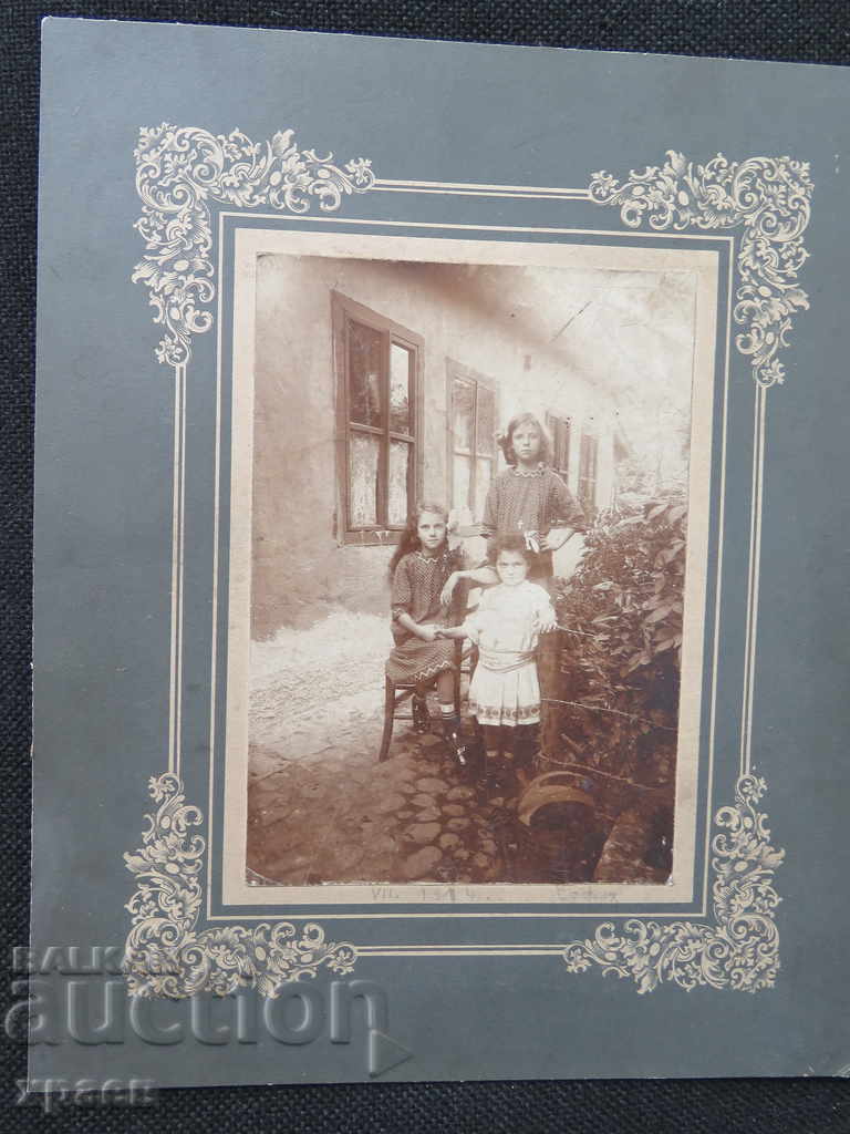 OLD PHOTOGRAPHY - CARDBOARD - 1914 - LARGE 091