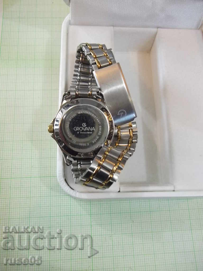Delivery of "GROVANA" women's automatic watch with chain working Delivery of "GROVANA" women's automatic watch with chain working