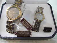 "Bernard Lacomb" watches complete with quartz new chains