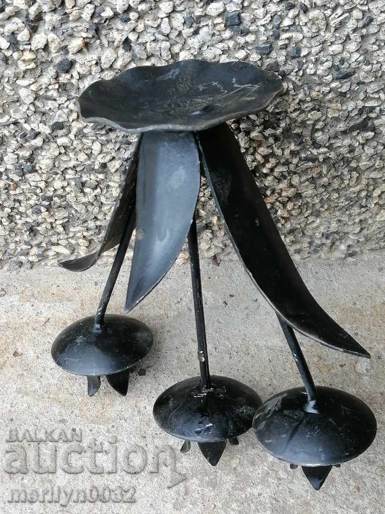 Old forged candlestick, candle, candelabra with price 39.00 BGN | € 19.94 Old forged candlestick, candle, candelabra with price 39.00 BGN | € 19.94