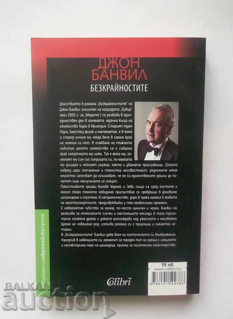 Infinity - John Banville 2016 with price 14.00 BGN | € 7.16 Infinity - John Banville 2016 with price 14.00 BGN | € 7.16