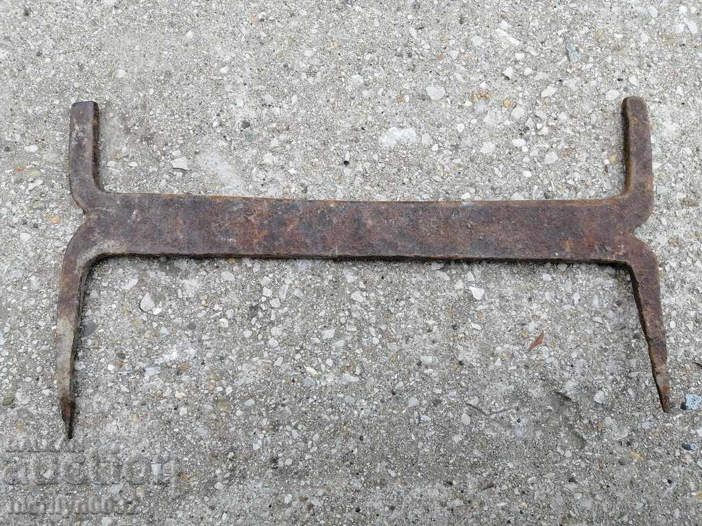 Old wrought iron scraper, wrought iron, primitive - 5 Old wrought iron scraper, wrought iron, primitive - 5