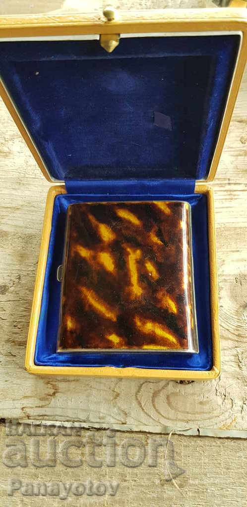 Snuffbox silver prize enamel turtle inscription Bucharest Snuffbox silver prize enamel turtle inscription Bucharest