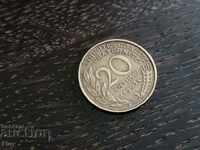 Monedă - Franța - 20 centimes | 1963