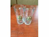 MUG GLASS EMBOSSED THICK-0.5 L-2 BR-BEER