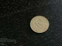 Монета - Франция - 10 сентима | 1989г.