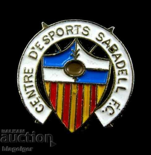 Delivery of OLD SOCCER BADGE-SABADEL SPAIN-BUTONELA Delivery of OLD SOCCER BADGE-SABADEL SPAIN-BUTONELA