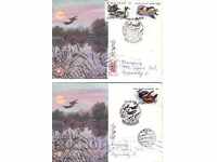 RUSSIA /USSR/ 1991 Fauna Birds Ducks 2 FDC – flown