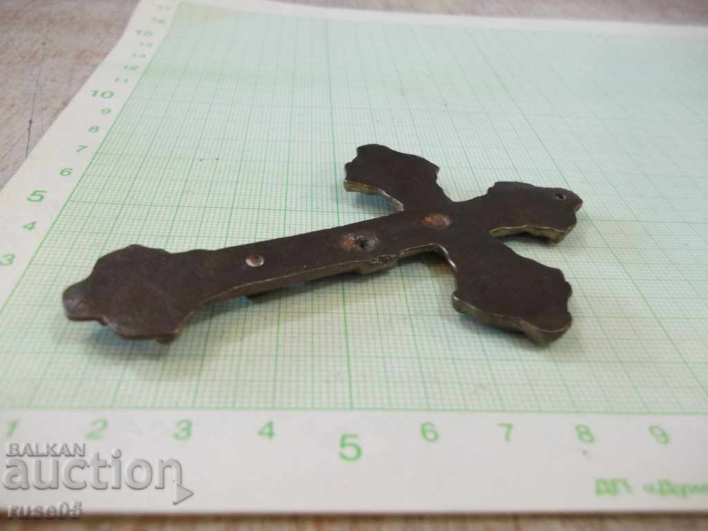 Cross with bronze crucifix - 41,79 gr. - 5 Cross with bronze crucifix - 41,79 gr. - 5